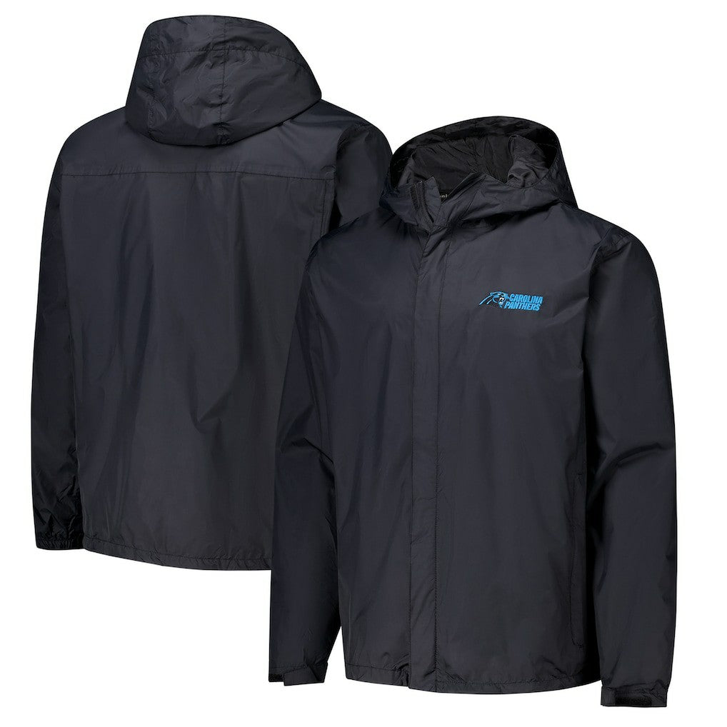 Carolina Panthers  Dunbrooke Tropic Waterproof Packable Full-Zip Hoodie Jacket