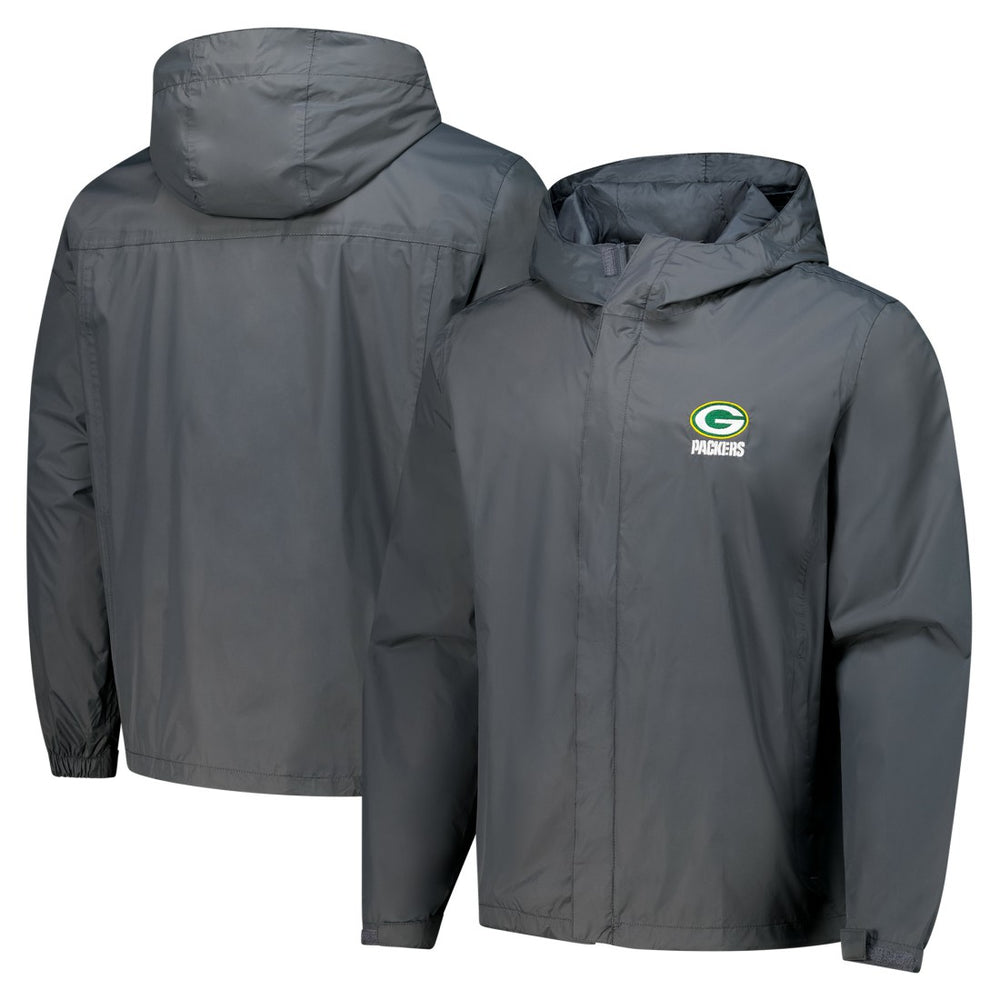 Green Bay Packers  Dunbrooke Tropic Waterproof Packable Full-Zip Hoodie Jacket