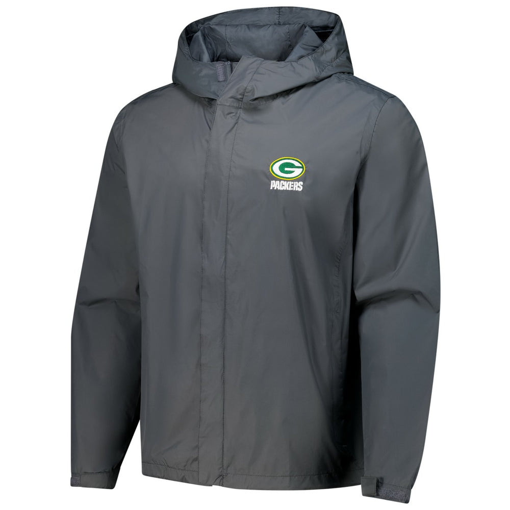 Green Bay Packers  Dunbrooke Tropic Waterproof Packable Full-Zip Hoodie Jacket