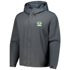 Green Bay Packers  Dunbrooke Tropic Waterproof Packable Full-Zip Hoodie Jacket