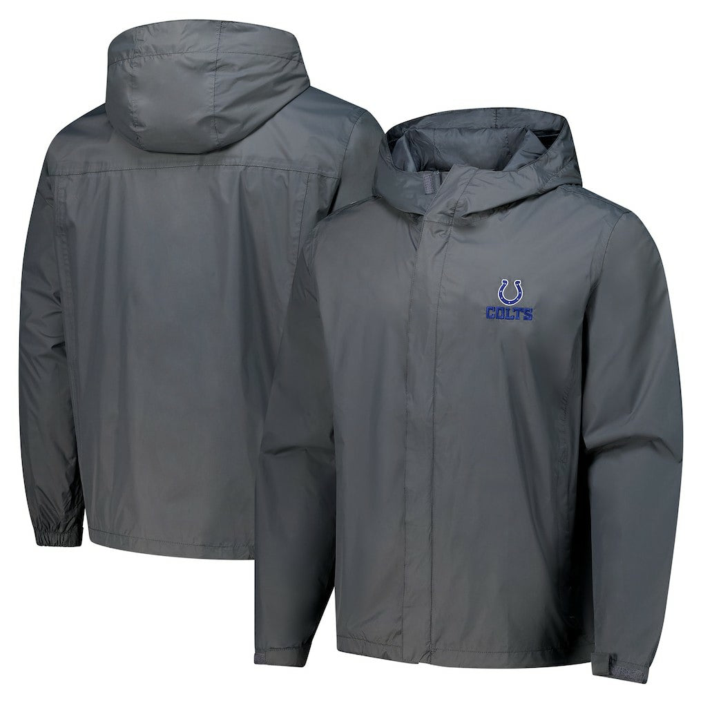 Indianapolis Colts  Dunbrooke Tropic Waterproof Packable Full-Zip Hoodie Jacket