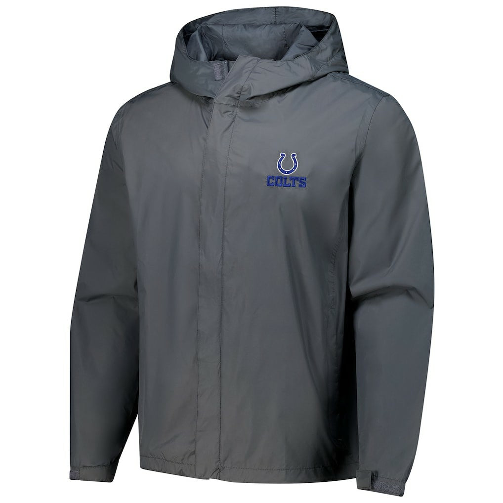 Indianapolis Colts  Dunbrooke Tropic Waterproof Packable Full-Zip Hoodie Jacket