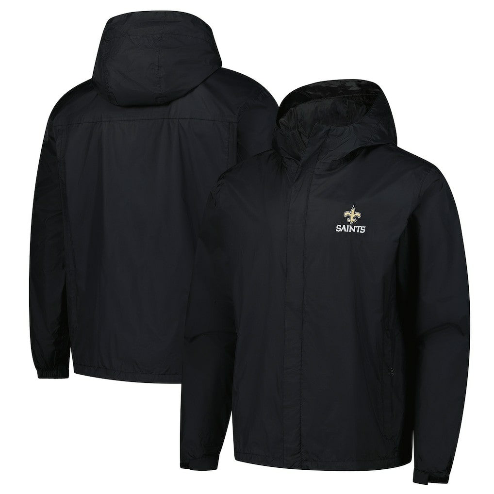 New Orleans Saints  Dunbrooke Tropic Waterproof Packable Full-Zip Hoodie Jacket