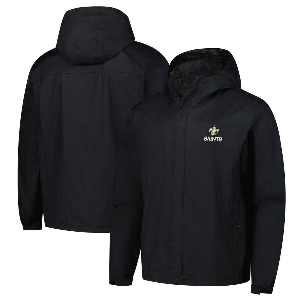 New Orleans Saints  Dunbrooke Tropic Waterproof Packable Full-Zip Hoodie Jacket