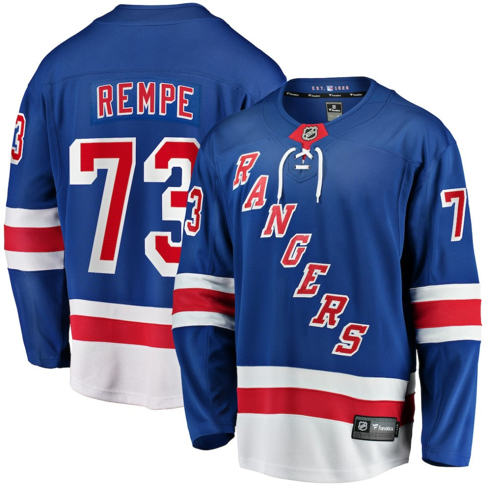 Matt Rempe New York Rangers Fanatics Home Breakaway Jersey On Sale