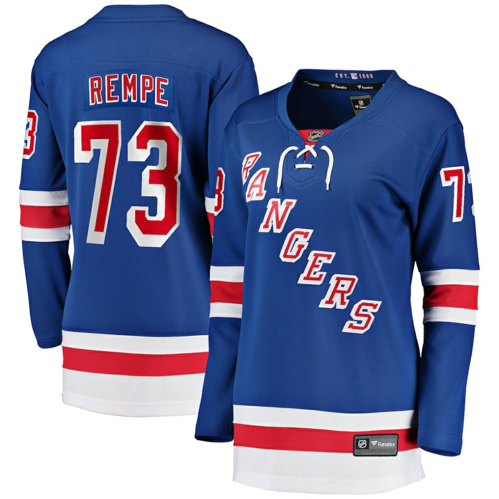 Matt Rempe New York Rangers Fanatics Women's Home Breakaway Jersey Outlet