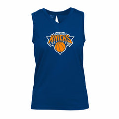 New York Knicks Levelwear Women's Paisley Core V-Neck Tank Top For Sale