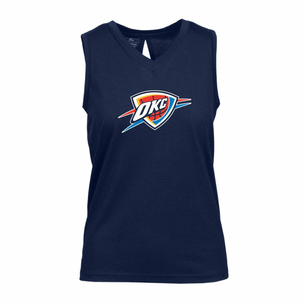 Oklahoma City Thunder Levelwear Women's Paisley Core V-Neck Tank Top On Sale