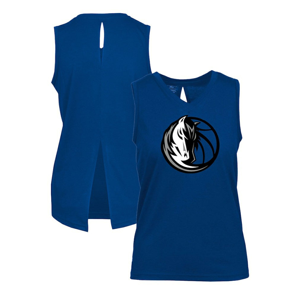 Dallas Mavericks Levelwear Women's Paisley Core V-Neck Tank Top sale Discount
