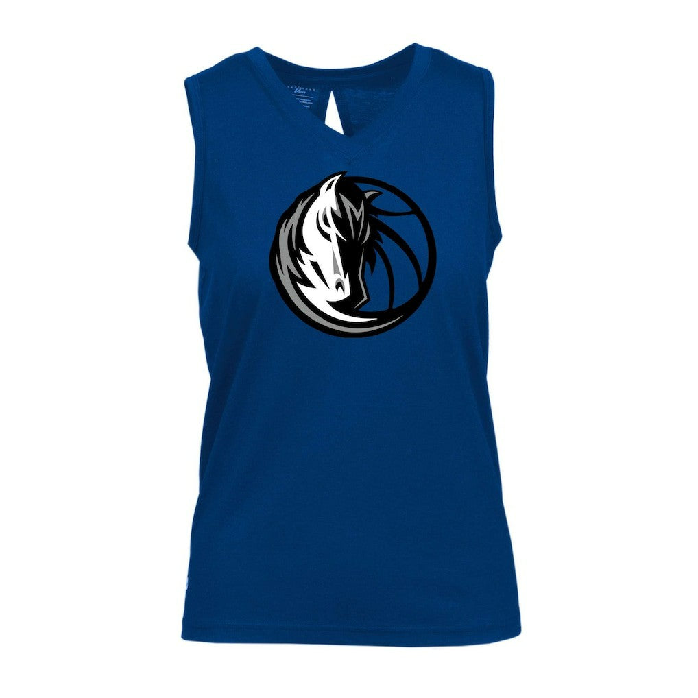 Dallas Mavericks Levelwear Women's Paisley Core V-Neck Tank Top sale Discount