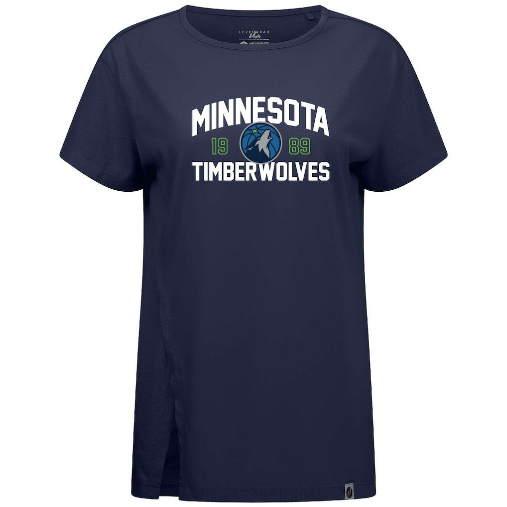 Minnesota Timberwolves Levelwear Women's Influx T-Shirt For Sale