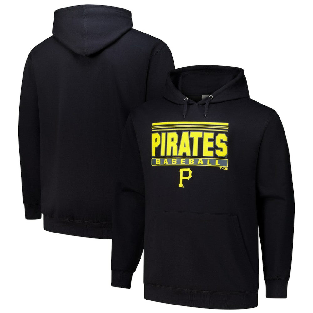 Pittsburgh Pirates   Stack Fleece Pullover Hoodie | MLB Sale