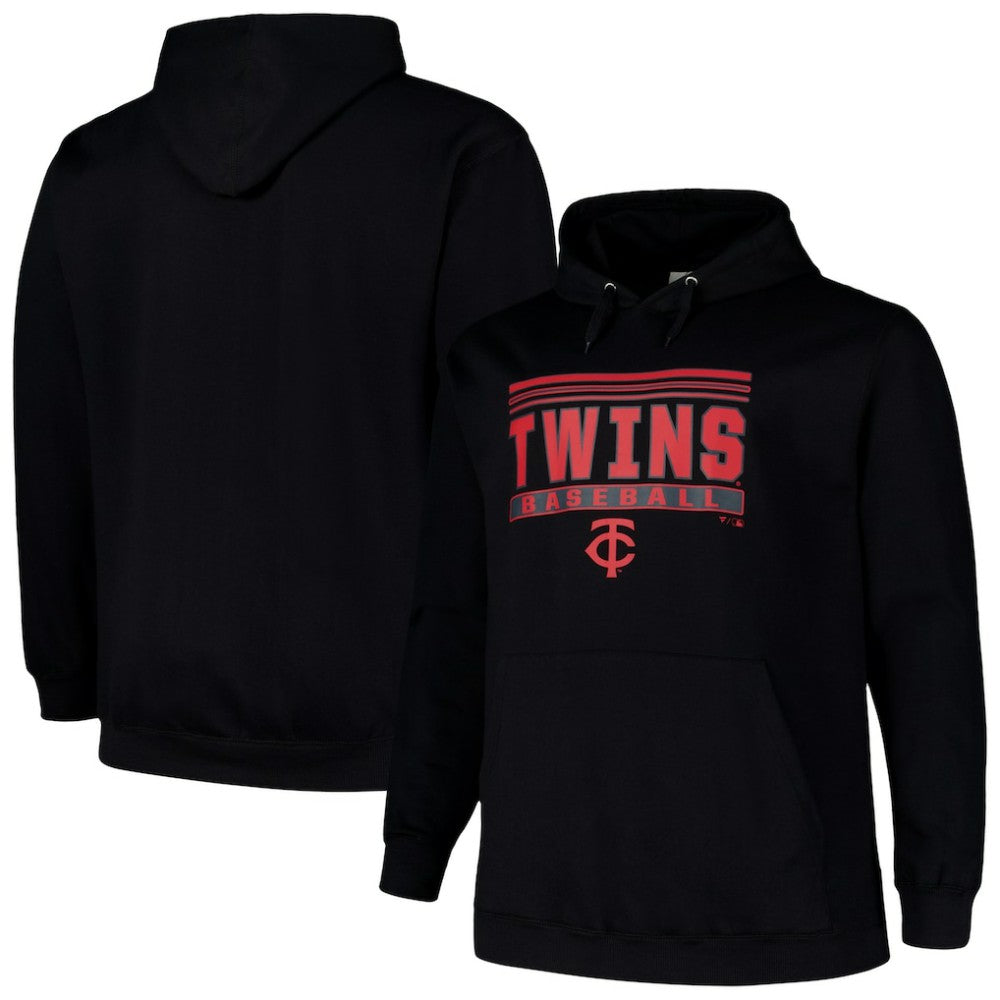 Minnesota Twins   Stack Fleece Pullover Hoodie | MLB Sale