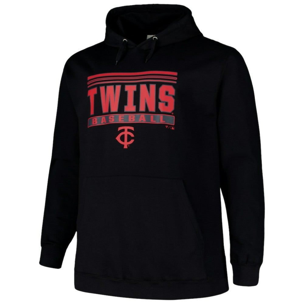 Minnesota Twins   Stack Fleece Pullover Hoodie | MLB Sale