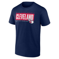 Cleveland Guardians Blocked Out T-Shirt | MLB Outlet