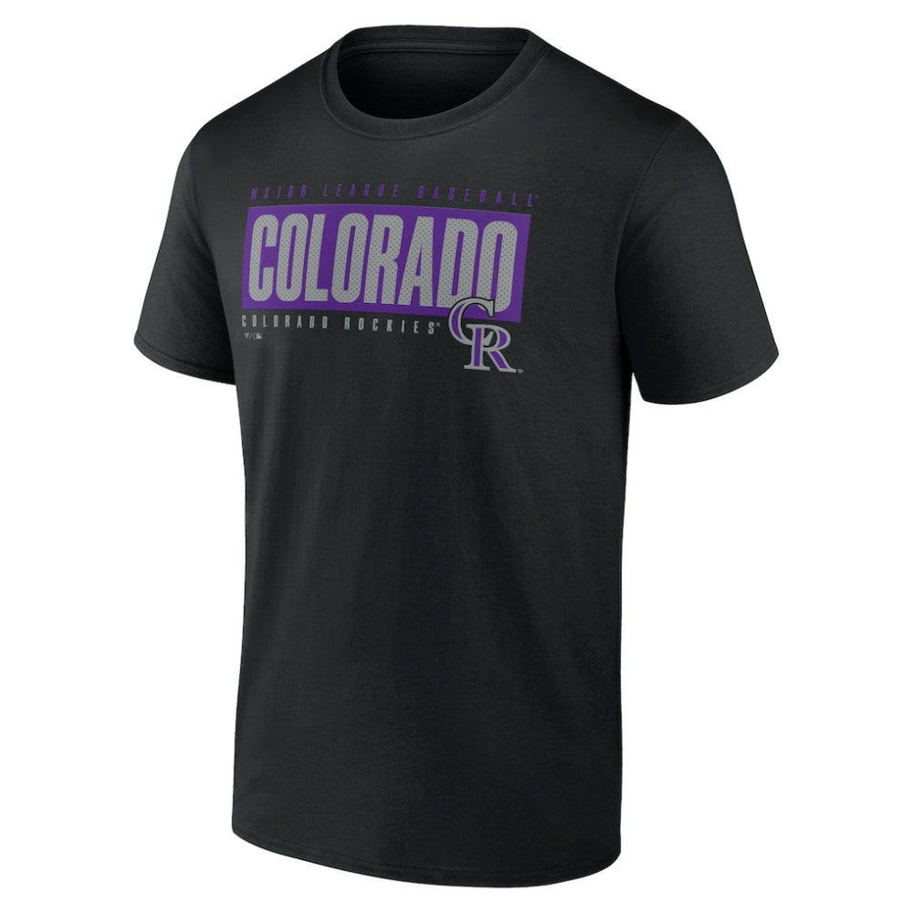 Colorado Rockies Blocked Out T-Shirt | MLB Online
