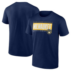 Milwaukee Brewers Blocked Out T-Shirt | MLB US