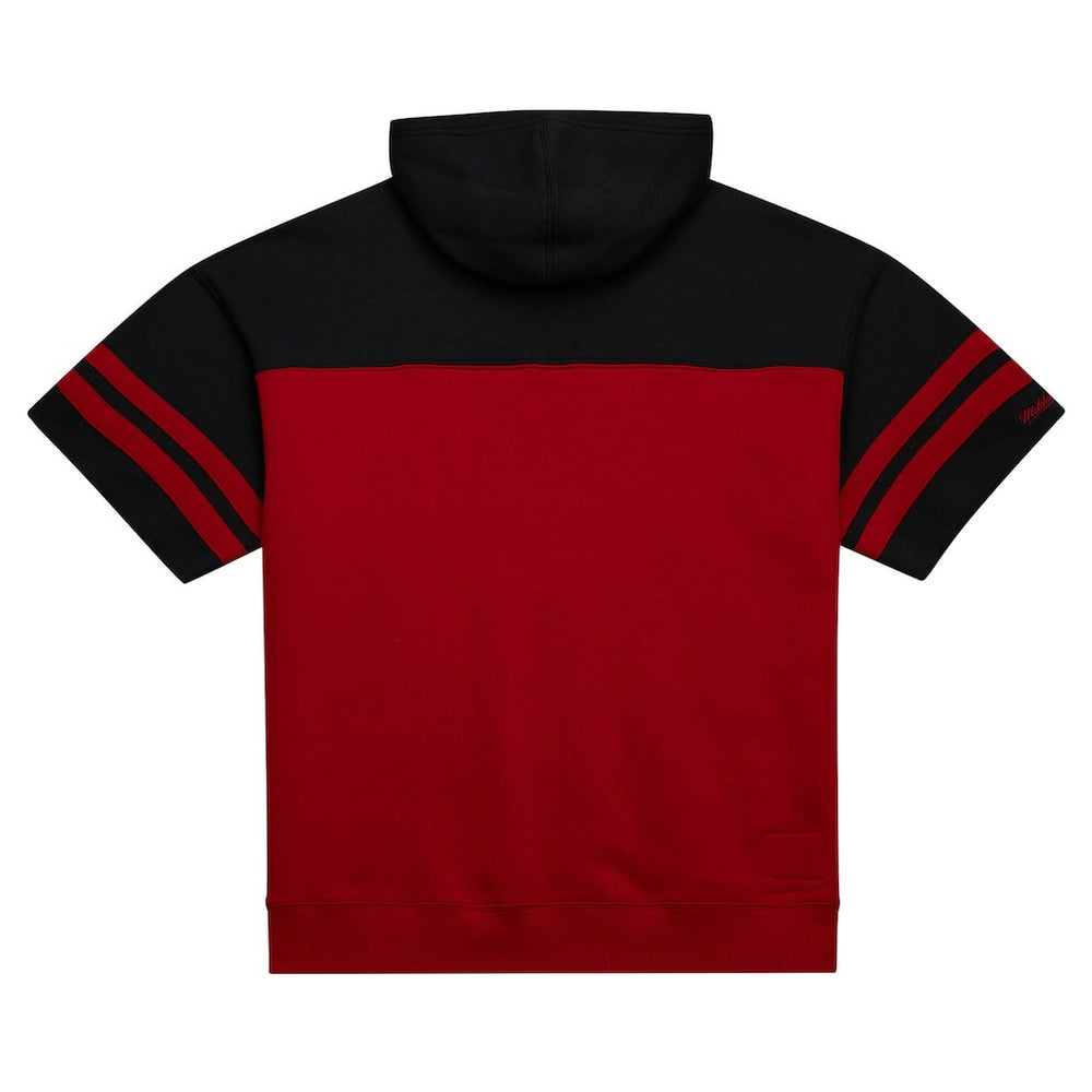 San Francisco 49ers Mitchell & Ness Off Field Vintage Logo Short Sleeve Pullover Hoodie