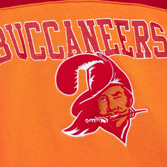 Tampa Bay Buccaneers Mitchell & Ness Off Field Vintage Logo Short Sleeve Pullover Hoodie