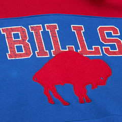 Buffalo Bills Mitchell & Ness Off Field Vintage Logo Short Sleeve Pullover Hoodie