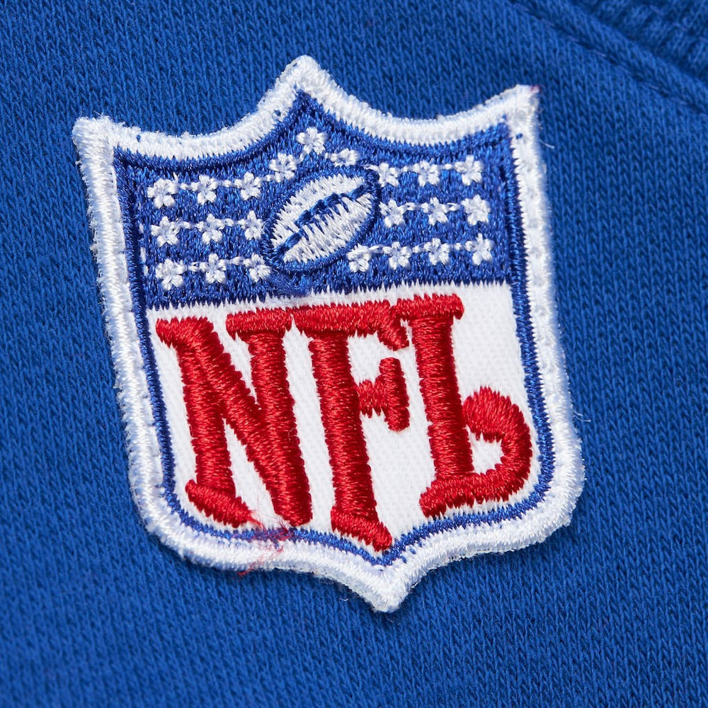 Buffalo Bills Mitchell & Ness Off Field Vintage Logo Short Sleeve Pullover Hoodie