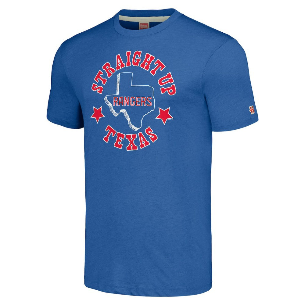 Texas Rangers Homage Hyper Local Tri-Blend T-Shirt | MLB For sale