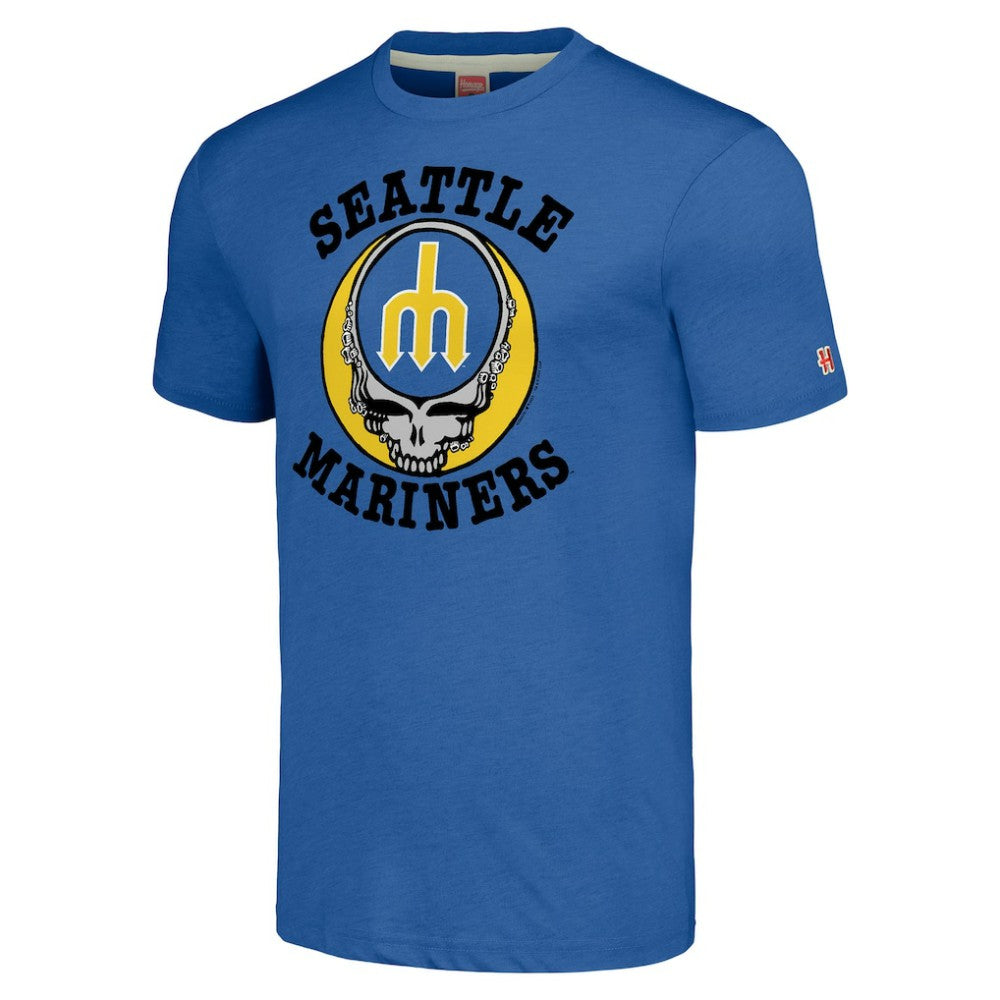 Seattle Mariners Homage Grateful Dead Tri-Blend T-Shirt | MLB Sale