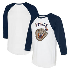 Houston Astros Tiny Turnip Unisex Butterfly Glove 3/4-Sleeve Raglan T-Shirt | MLB Outlet