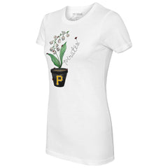 Pittsburgh Pirates Tiny Turnip Women's Lilies and Ladybugs T-Shirt | MLB For sale