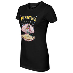 Pittsburgh Pirates Tiny Turnip Women's Mermaid T-Shirt | MLB US
