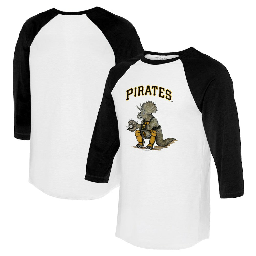 Pittsburgh Pirates Tiny Turnip Unisex Triceratops 3/4-Sleeve Raglan T-Shirt | MLB Shop