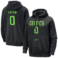 Jayson Tatum Boston Celtics 2024/25 City Edition Name & Number Pullover Hoodie Outlet