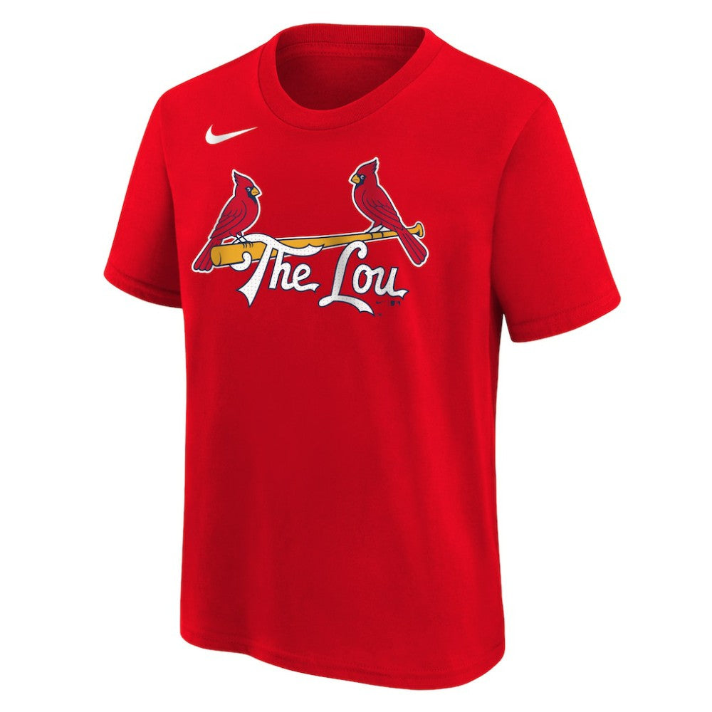 Nolan Arenado St. Louis Cardinals Nike Youth 2024 City Connect Name & Number T-Shirt | MLB On Sale