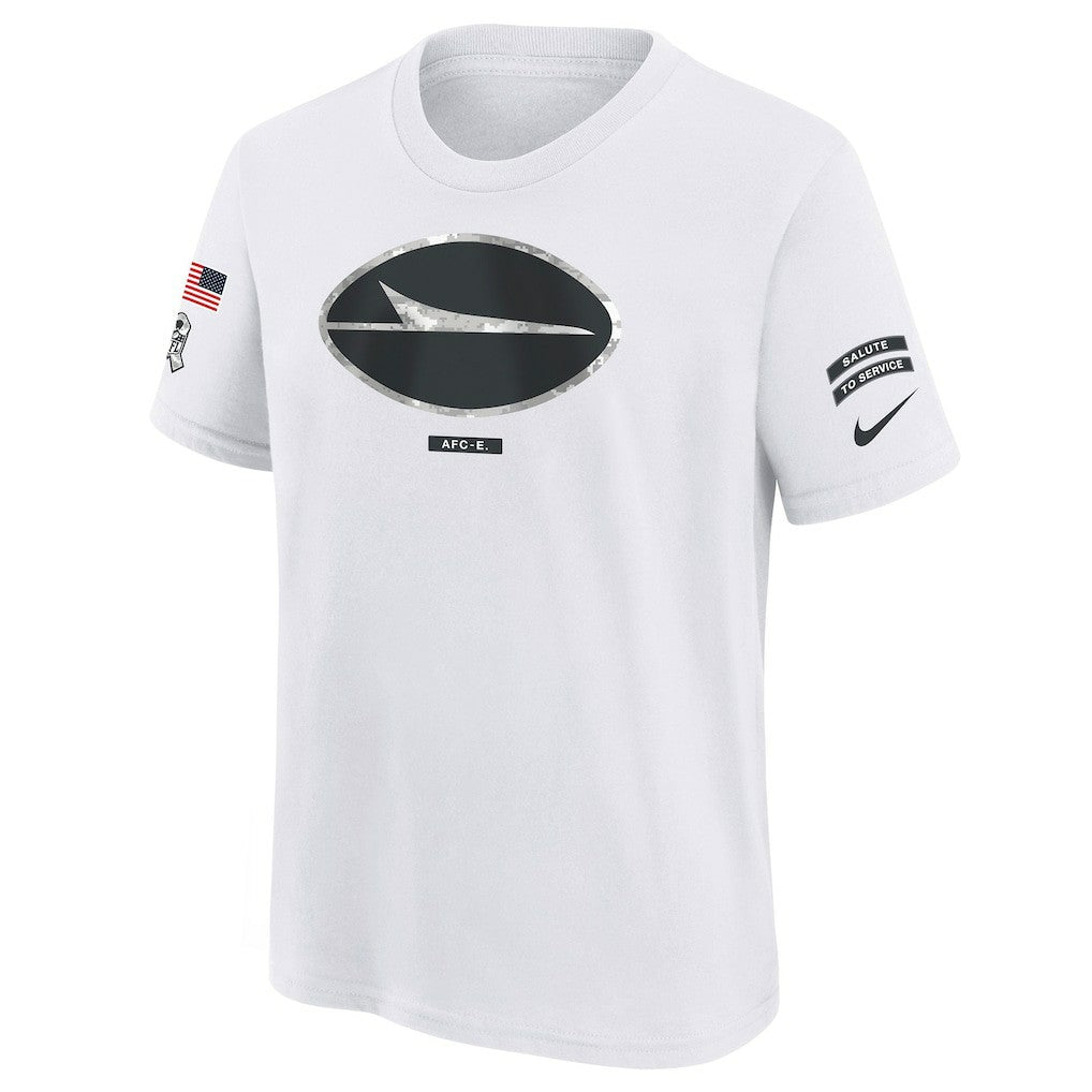 New York Jets Nike Youth 2024 Salute To Service T-Shirt