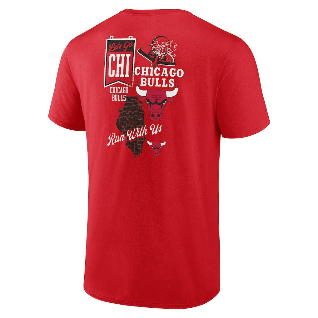Chicago Bulls Split Zone T-Shirt sale On Sale