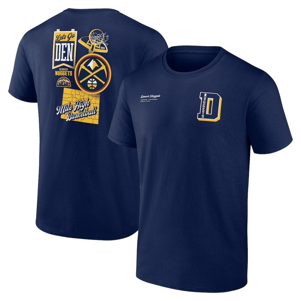 Denver Nuggets Split Zone T-Shirt sale Discount