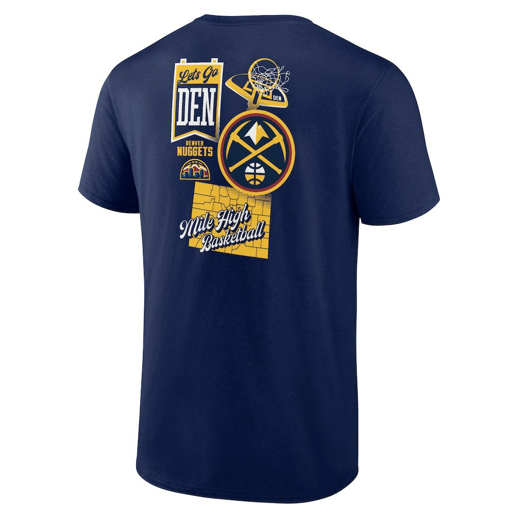 Denver Nuggets Split Zone T-Shirt sale Discount