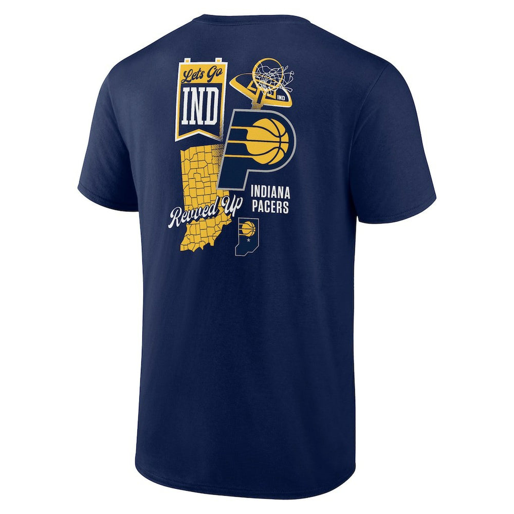 Indiana Pacers Split Zone T-Shirt On Sale