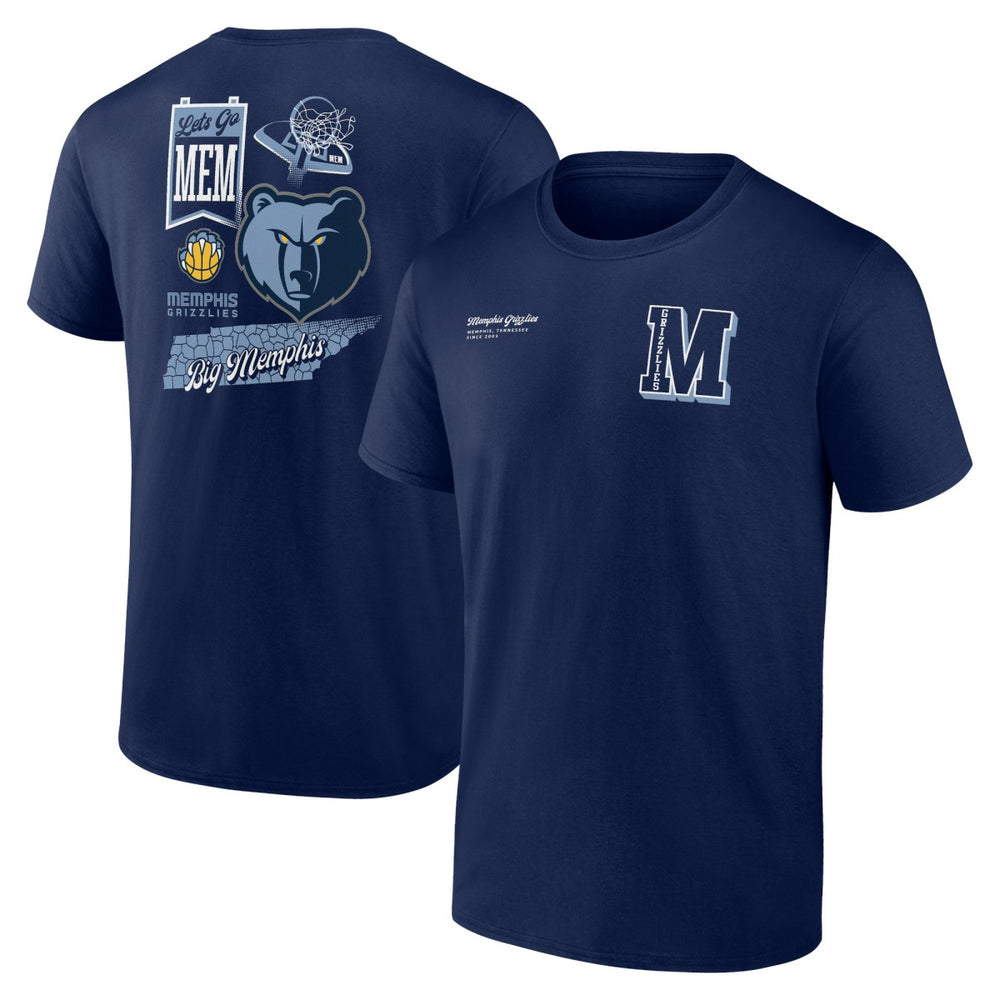 Memphis Grizzlies Split Zone T-Shirt Discount