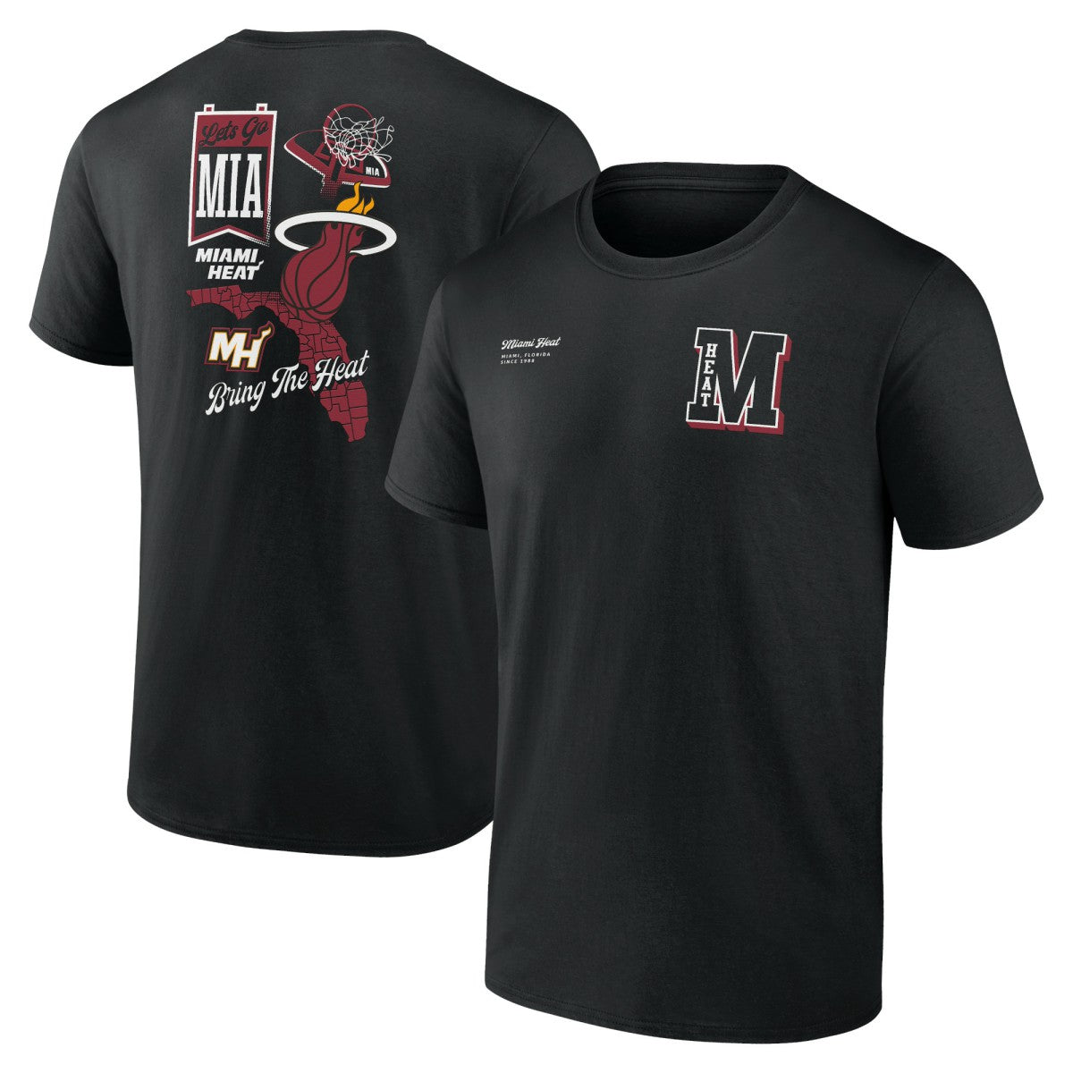 Miami Heat Split Zone T-Shirt Discount
