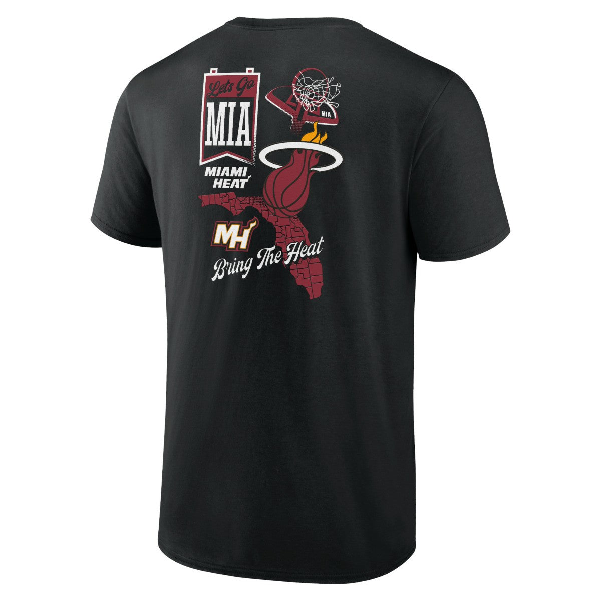 Miami Heat Split Zone T-Shirt Discount
