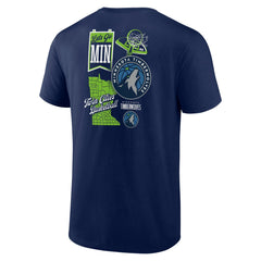 Minnesota Timberwolves Split Zone T-Shirt Online