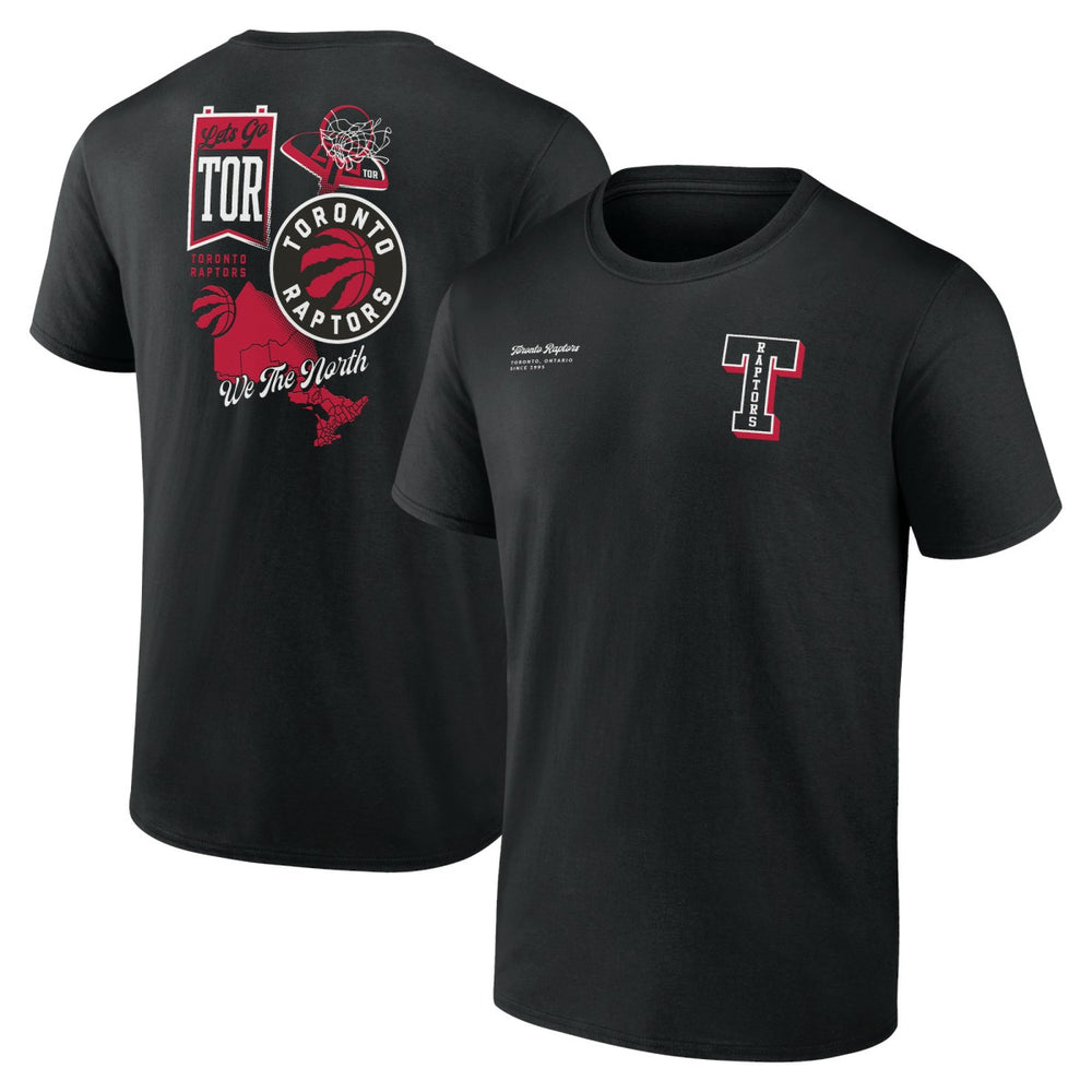 Toronto Raptors Split Zone T-Shirt For Sale