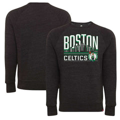 Boston Celtics Sportiqe Unisex Harmon Super Soft Tri-Blend Raglan Pullover Sweatshirt On Sale