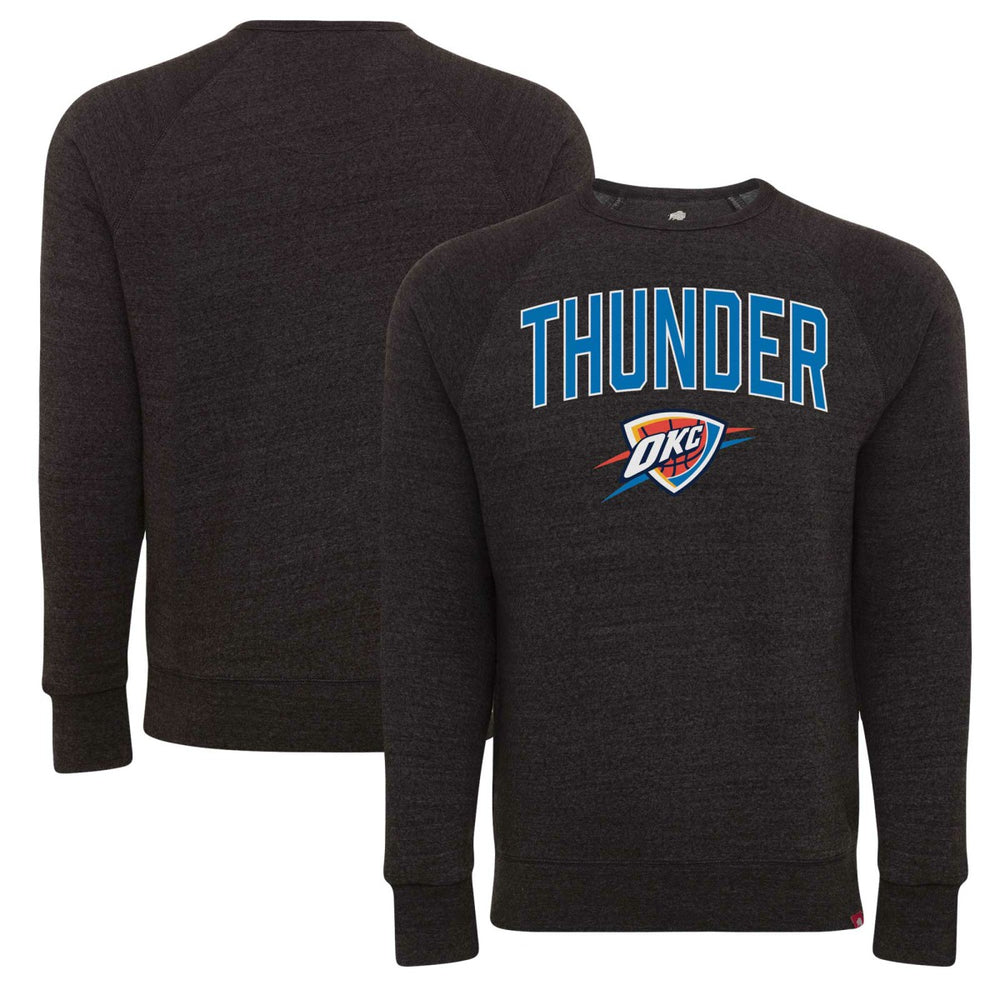 Oklahoma City Thunder Sportiqe Unisex Harmon Super Soft Tri-Blend Raglan Pullover Sweatshirt On Sale
