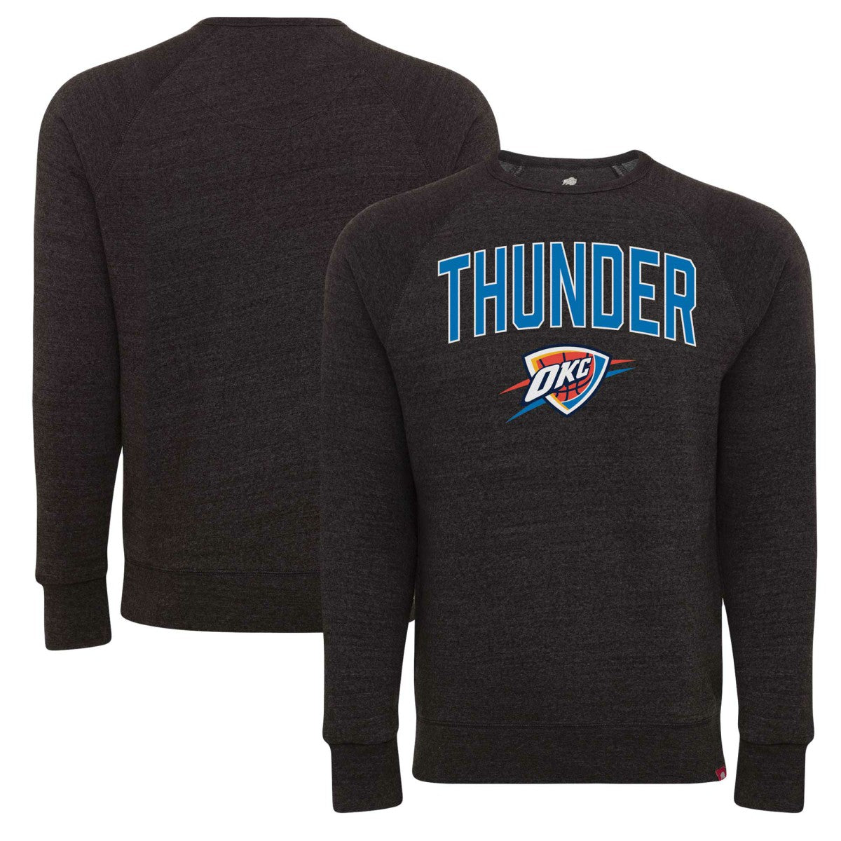 Oklahoma City Thunder Sportiqe Unisex Harmon Super Soft Tri-Blend Raglan Pullover Sweatshirt On Sale