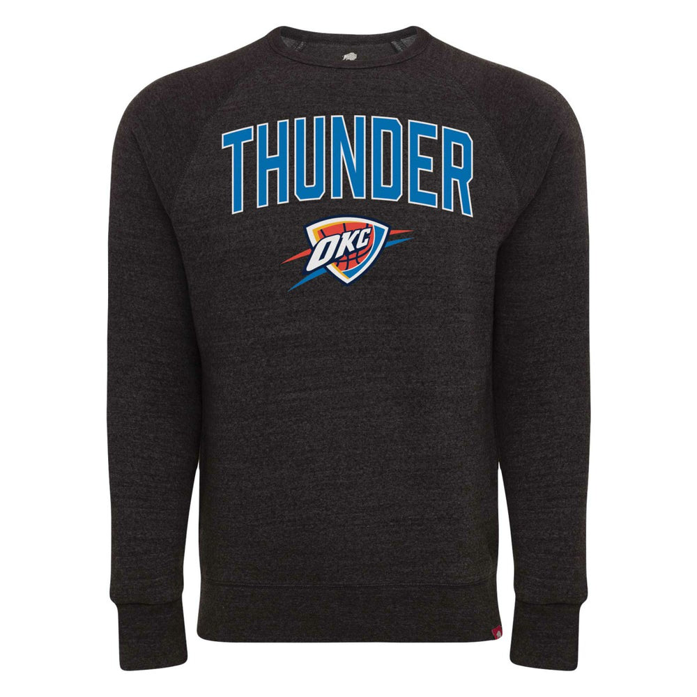 Oklahoma City Thunder Sportiqe Unisex Harmon Super Soft Tri-Blend Raglan Pullover Sweatshirt On Sale