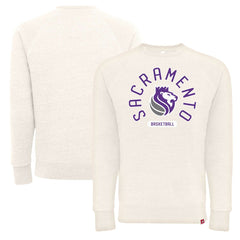 Sacramento Kings Sportiqe Unisex Harmon Super Soft Tri-Blend Raglan Pullover Sweatshirt New