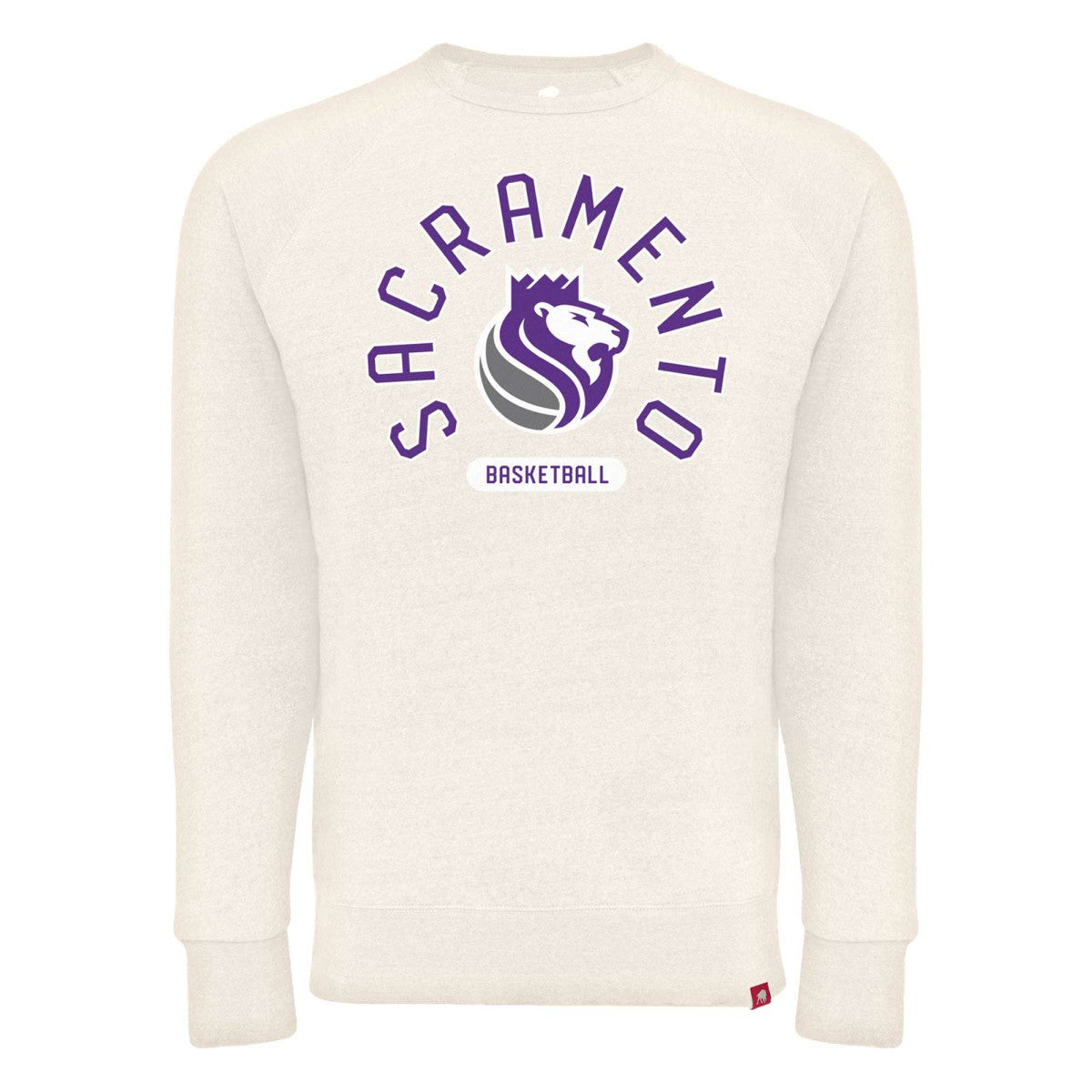 Sacramento Kings Sportiqe Unisex Harmon Super Soft Tri-Blend Raglan Pullover Sweatshirt New