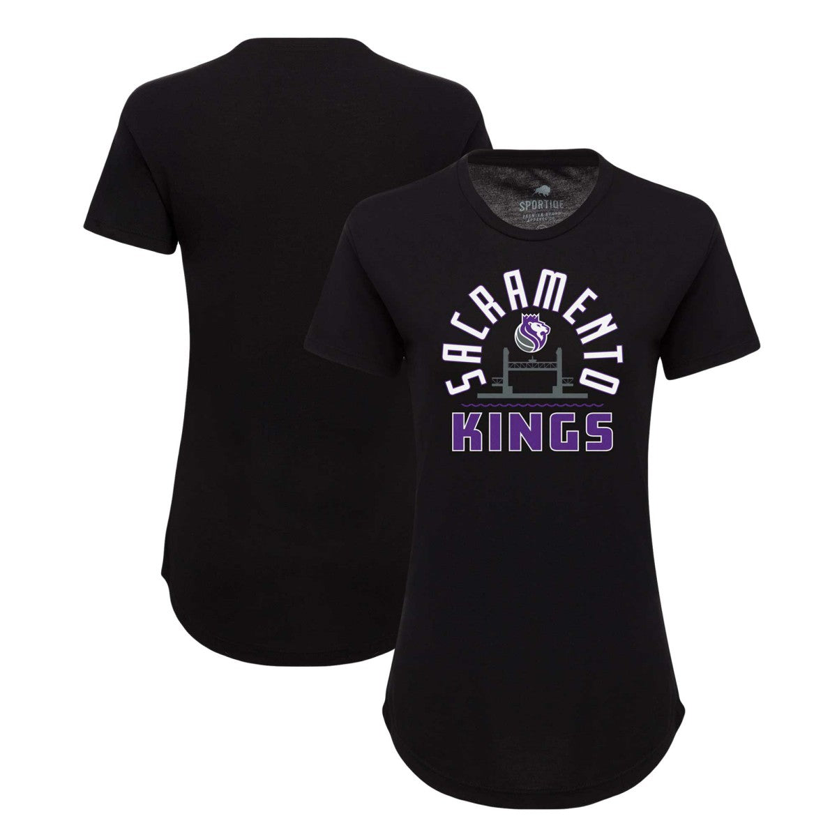 Sacramento Kings Sportiqe Women's Phoebe Super Soft Tri-Blend T-Shirt Online